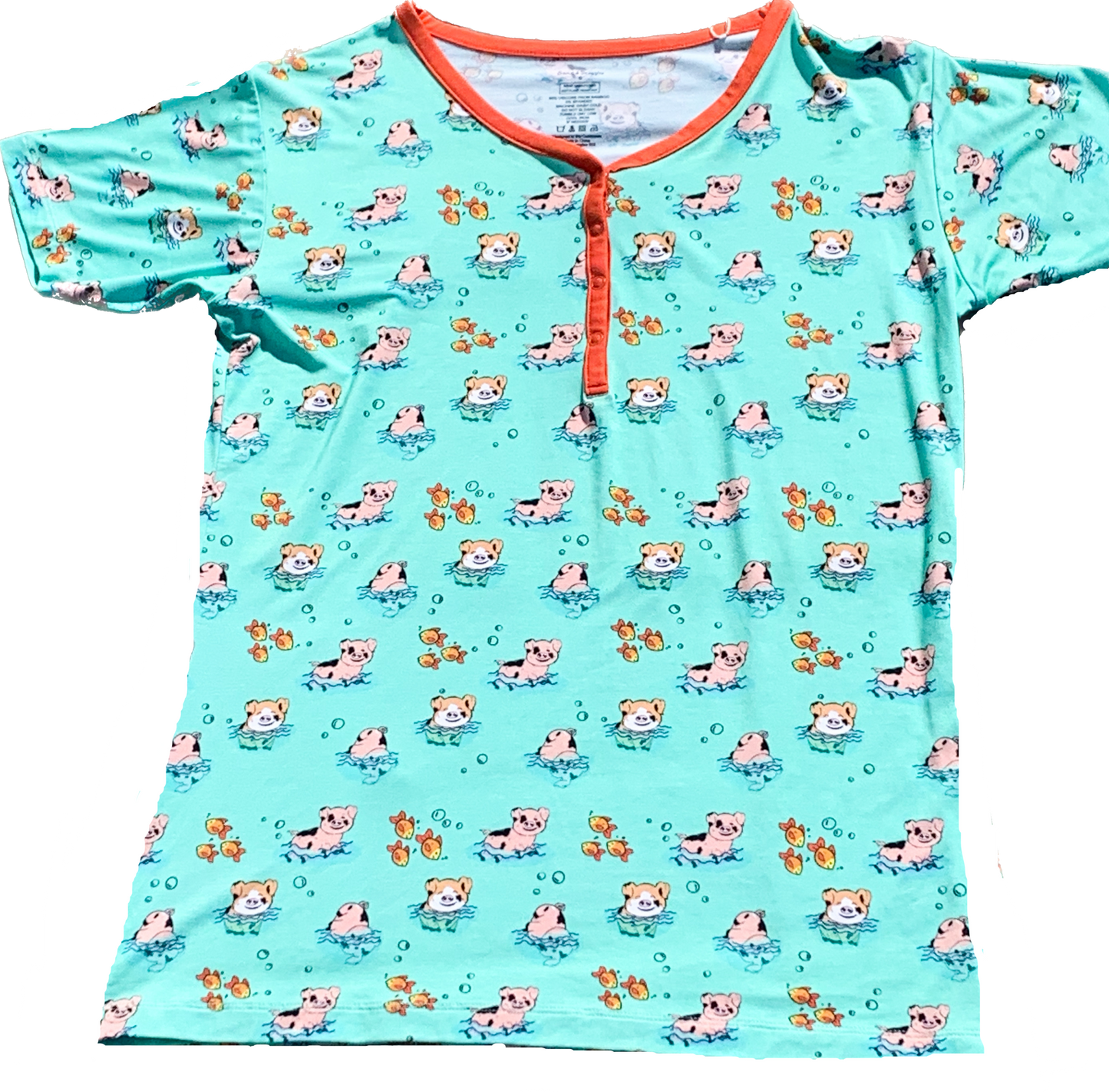 Women's Pajamas - Swimming Pigs