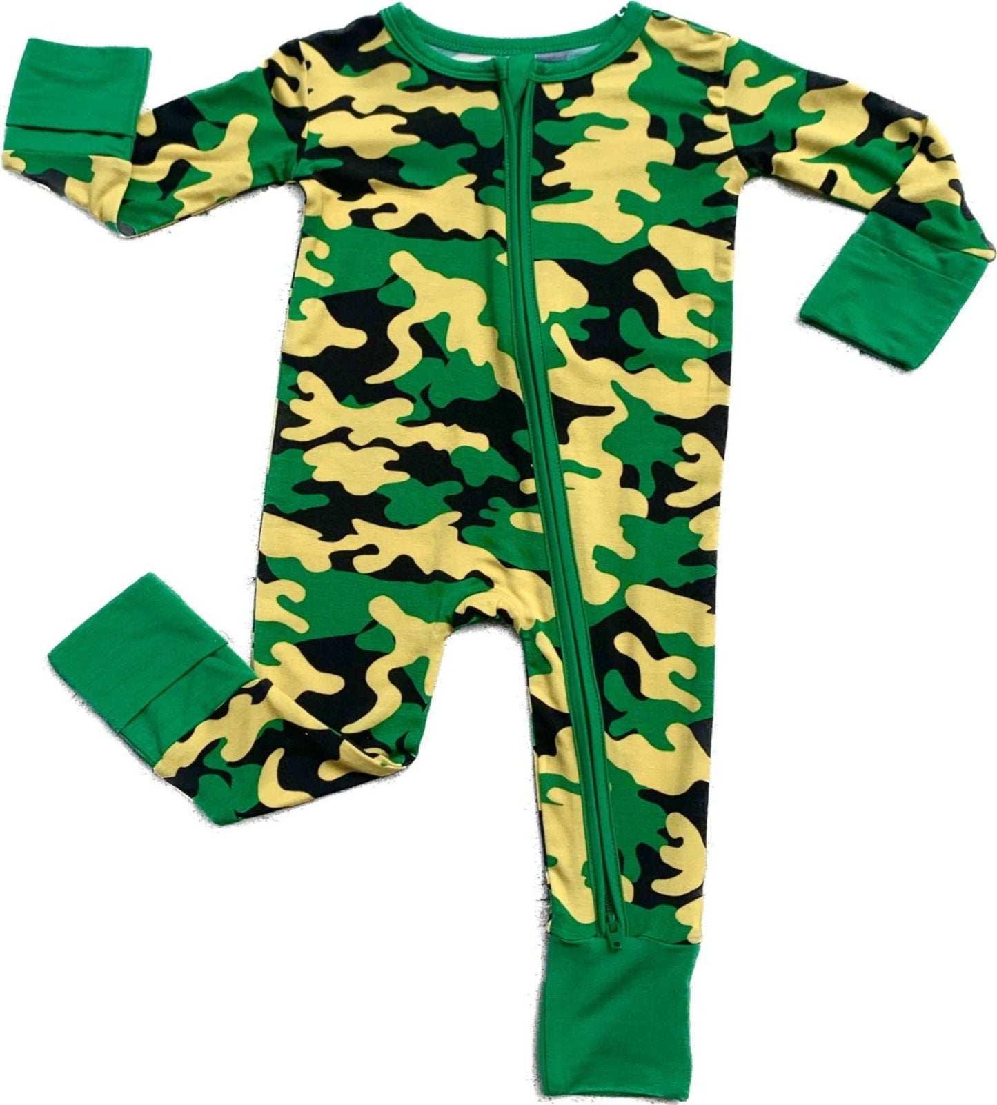 Zipper Rompers - Camo Jama