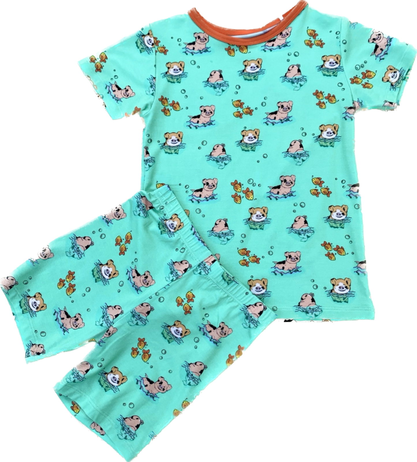 Kids' Pajamas - Swimming Pigs